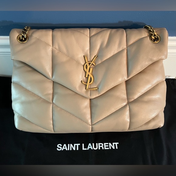 Saint Laurent (YSL) Medium Lou Puffer Bag in Quilted Leather - Picture 2 of 15